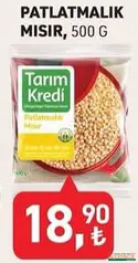 TARIM KREDİ PATLATMALIK MISIR 500 G fiyat ve kampanya bilgisi